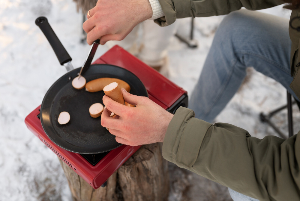 Portable camping stoves