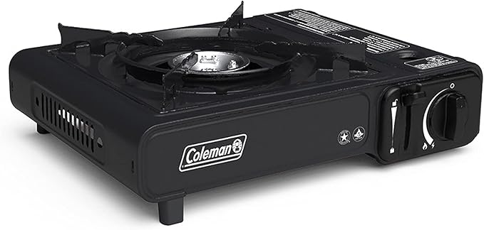 Coleman Classic 1-Burner Butane Stove, Portable Camping Cooktop with Carry Case & InstaStart Ignition, Adjustable Burner with 7650 BTUs of Power for Camping, Grilling, Tailgating, & More