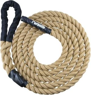 8mm Static Climbing Rope - Heavy Duty Climbing Rope for Rock Climbing, Tree Climbing Gear, Arborist Rope, and Camping Rope - 10m (32ft), 20m (64ft), 30m (96ft)