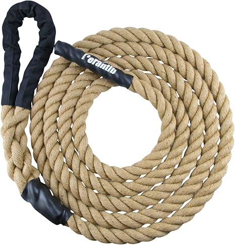 Perantlb Outdoor Climbing Rope for Fitness and Strength Training, Workout Gym Climbing Rope, 1.5'' in Diameter, Length Available: 8,10, 15, 20, 25, 30,40, 50 Feet… - Image 3